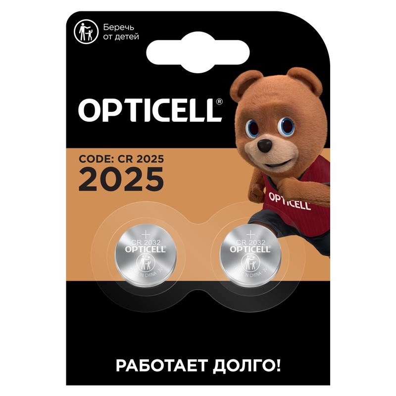 Элемент питания литиевый CR2025 (блист. 2шт) Specialty Opticell 5060004 Элемент питания литиевый CR2025 (блист. 2шт) Specialty Opticell 5060004