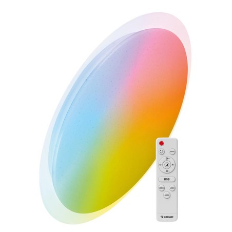 Светильник светодиодный PREMIUM GALAXY-RGB 75Вт 230В 3000-6500К 6000лм IP40 555х83мм настенно-потолоч. управляемый с пультом ДУ 