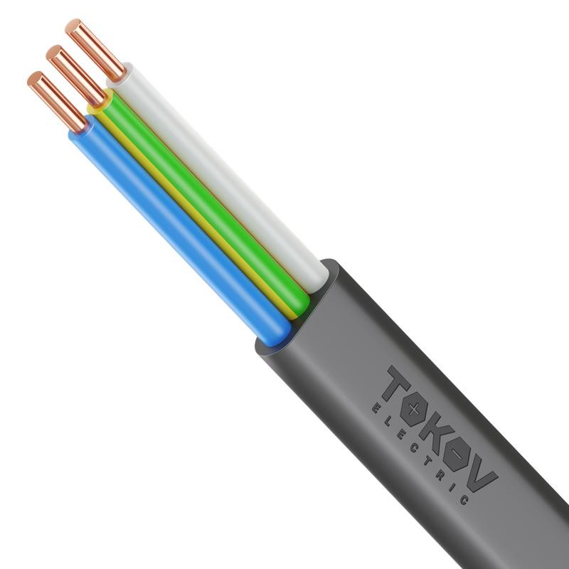 Кабель TOKOV ELECTRIC ВВГ-Пнг(А)-LS 3х10 ОК (N PE) 0.66кВ (м) УТ000028394 Кабель TOKOV ELECTRIC ВВГ-Пнг(А)-LS 3х10 ОК (N PE) 0.66кВ (м) УТ000028394