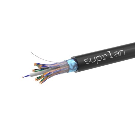 Кабель витая пара FTP кат.5E 25х2хAWG24 solid Cu PE Out Standard (м) SUPRLAN 01-1302-4