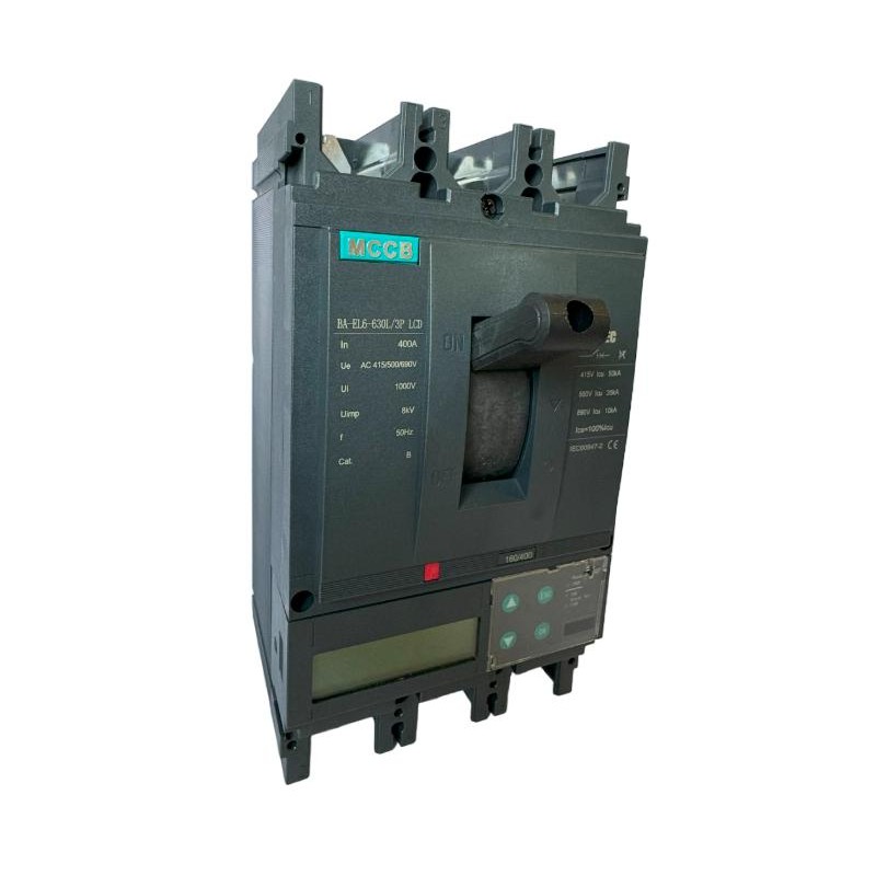 Выключатель автоматический MCCB BA-EL6-630L/3P 400А LCD (электронный Micrologic 5.0E ICU:50KA) ELTEC 1352400 Выключатель автоматический MCCB BA-EL6-630L/3P 400А LCD (электронный Micrologic 5.0E ICU:50KA) ELTEC 1352400
