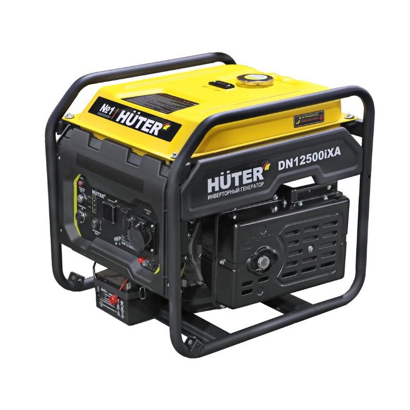 Генератор инверторный DN12500iXA электростартер HUTER 64/10/13
