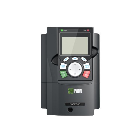 Преобразователь частоты тип PAC0350 Phd 5.5кВт Ihd 14А Pn 75кВт In 185А 400В IP20 PitON PAC0350X014AX3
