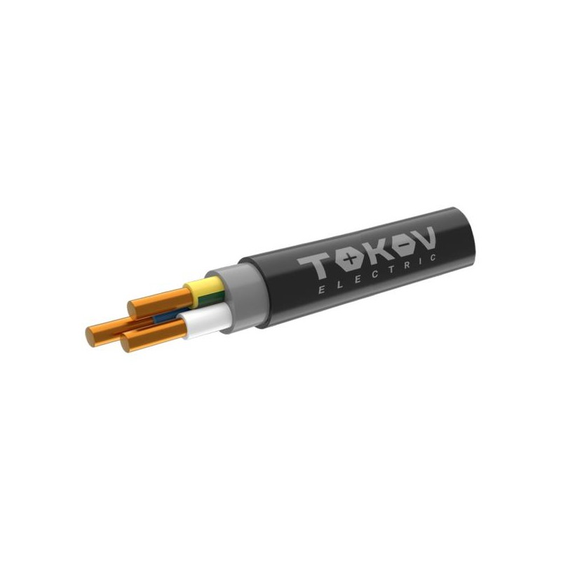Кабель TOKOV ELECTRIC ППГнг(А)-HF 3х6 ОК (N PE) 0.66кВ (м) ТХМ00409116