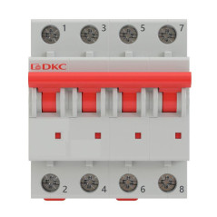 Выключатель автоматический модульный 3N 50А C 10кА MD63 YON MD63-3NC50-10