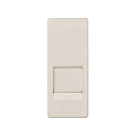 Адаптер на 1 RJ45(12) коннектор 75528, 75540, 75541, 75544-39 узкий защ. шторки Simon82 Centralizations сл. кость 82585-61