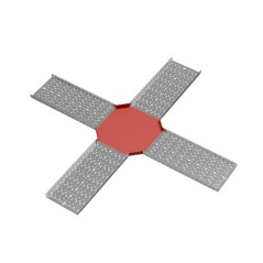Разветвитель для лотка Х-образ. 50х400мм "ПЛЮС" HD85 КМ PL18587