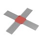 Разветвитель для лотка Х-образ. 50х600мм "ПЛЮС" HD85 КМ PL18590 Разветвитель для лотка Х-образ. 50х600мм "ПЛЮС" HD85 КМ PL18590