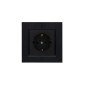 Розетка 1-м Karea LINE STAR с заземл. чер. Makel 86054028 Розетка 1-м Karea LINE STAR с заземл. чер. Makel 86054028