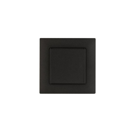 Розетка 1-м с крышкой Karea RIZZ STAR с заземл. дым. металлик Makel 88050029