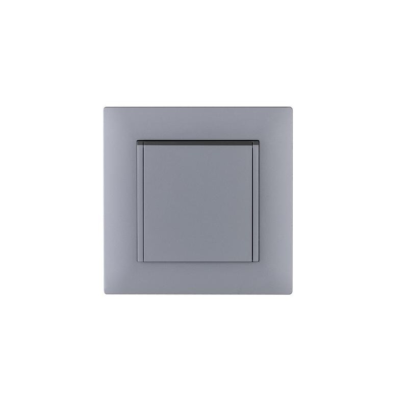 Розетка 1-м с крышкой Karea RIZZ STAR с заземл. сер. Makel 88065029 Розетка 1-м с крышкой Karea RIZZ STAR с заземл. сер. Makel 88065029