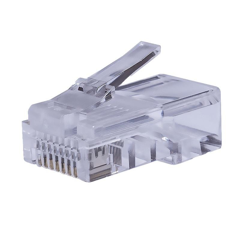 Коннектор 8P8C U/UTP кат.5E RJ-45 (DIY) (уп.10шт) SUPRLAN 10-0209-1 Коннектор 8P8C U/UTP кат.5E RJ-45 (DIY) (уп.10шт) SUPRLAN 10-0209-1
