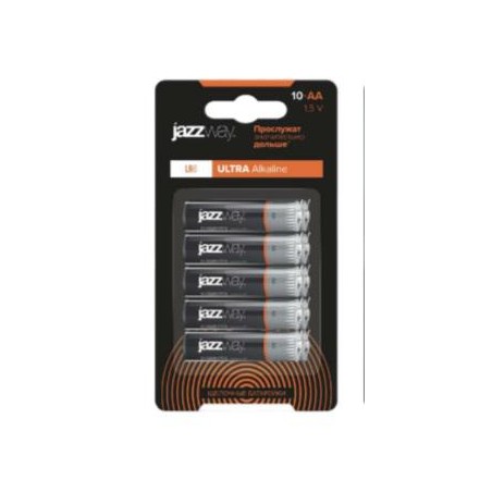 Элемент питания алкалиновый AA/LR6 Ultra Alkaline BL-10 (уп.10шт) JazzWay 5058132