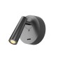 Бра SHINE WALL со светодиодом D104хH68 IP20 3000К 3Вт RA-90 темный никель алюм. DENKIRS DK5072-DN