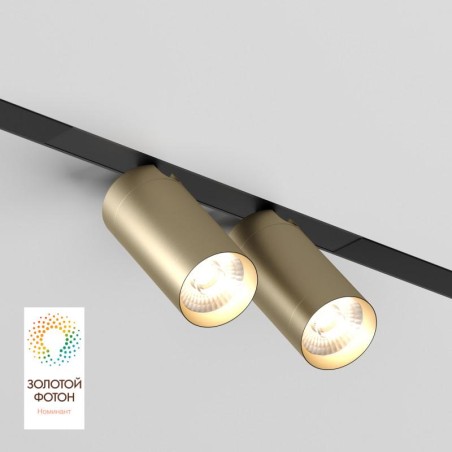 Светильник акцентный SMART SPOT DOUBLE 2х9Вт DIM 3000К-6000К матов. зол. с черн. DENKIRS DK8012-BG
