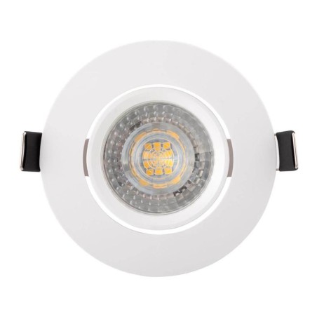 Светильник встраиваемый IP20 10Вт GU5.3 LED бел. пластик DENKIRS DK3020-WH