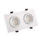 Светильник встраиваемый IP20 10Вт GU5.3 LED бел. пластик DENKIRS DK3022-WH Светильник встраиваемый IP20 10Вт GU5.3 LED бел. пластик DENKIRS DK3022-WH