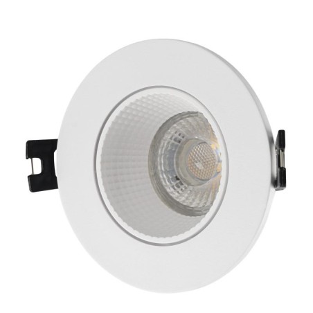 Светильник встраиваемый IP20 10Вт GU5.3 LED бел./бел. пластик DENKIRS DK3061-WH