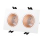 Светильник встраиваемый IP20 10Вт GU5.3 LED бел./бронзовый пластик DENKIRS DK3072-WBR Светильник встраиваемый IP20 10Вт GU5.3 LED бел./бронзовый пластик DENKIRS DK3072-WBR