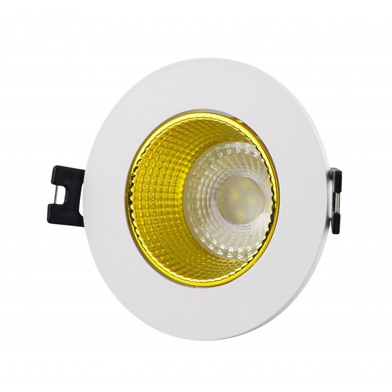 Светильник встраиваемый IP20 10Вт GU5.3 LED бел./желт. пластик DENKIRS DK3061-WH+YE Светильник встраиваемый IP20 10Вт GU5.3 LED бел./желт. пластик DENKIRS DK3061-WH+YE