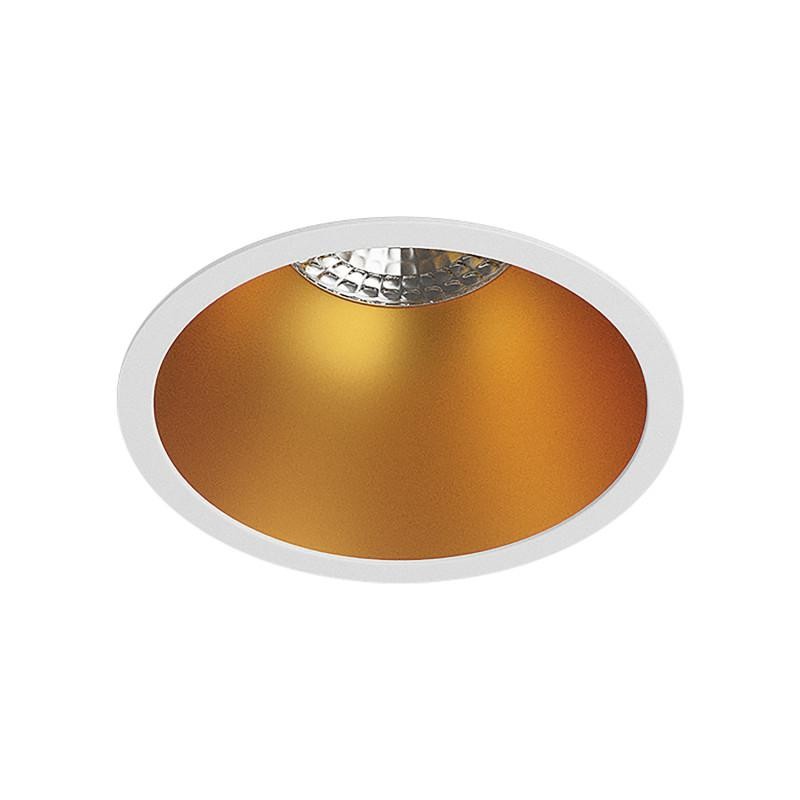 Светильник встраиваемый IP20 10Вт GU5.3 LED бел./зол. пластик DENKIRS DK3026-WG Светильник встраиваемый IP20 10Вт GU5.3 LED бел./зол. пластик DENKIRS DK3026-WG