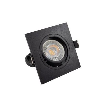 Светильник встраиваемый IP20 10Вт GU5.3 LED черн. пластик DENKIRS DK3021-BK