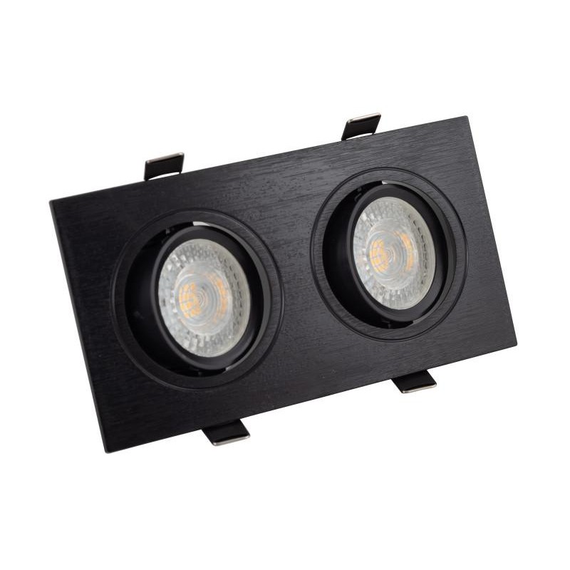 Светильник встраиваемый IP20 10Вт GU5.3 LED черн. пластик DENKIRS DK3022-BK Светильник встраиваемый IP20 10Вт GU5.3 LED черн. пластик DENKIRS DK3022-BK