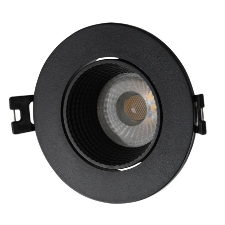 Светильник встраиваемый IP20 10Вт GU5.3 LED черн./черн. пластик DENKIRS DK3061-BK