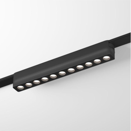 Светильник для трека Air Grill 4000 со светодиодом L230хW26хH36мм 48В DC 12Вт RA-90 36град. 4000К IP20 черн. алюм. DENKIRS DK533