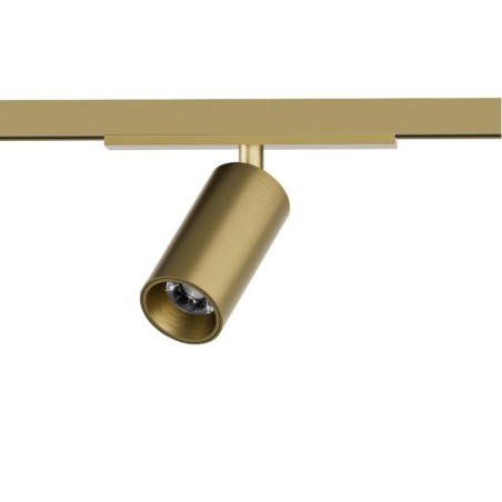 Светильник для трека SHINE SPOT со светодиодом D35хH70 48В DC 6Вт RA-90 3000К IP20 сатинированная латунь алюм. DENKIRS DK5740-SB