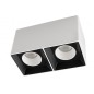 Светильник накладной IP20 10Вт GU5.3 LED бело-черн./бел. пластик DENKIRS DK3085-WB+WH Светильник накладной IP20 10Вт GU5.3 LED бело-черн./бел. пластик DENKIRS DK3085-WB+WH