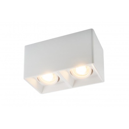 Светильник накладной IP20 10Вт GU5.3 LED бел. пластик DENKIRS DK3035-WH