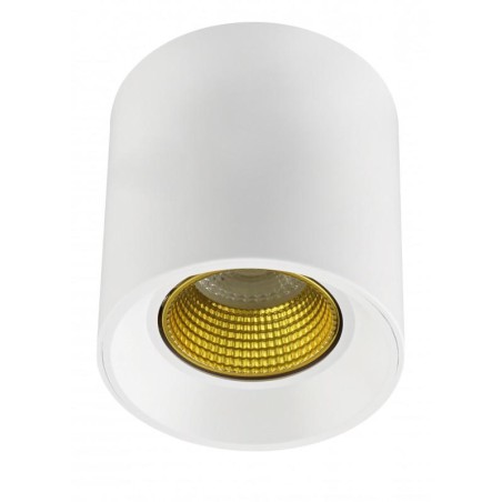 Светильник накладной IP20 10Вт GU5.3 LED бел./желт. пластик DENKIRS DK3090-WH+YE
