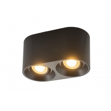 Светильник накладной IP20 10Вт GU5.3 LED черн. пластик DENKIRS DK3036-BK