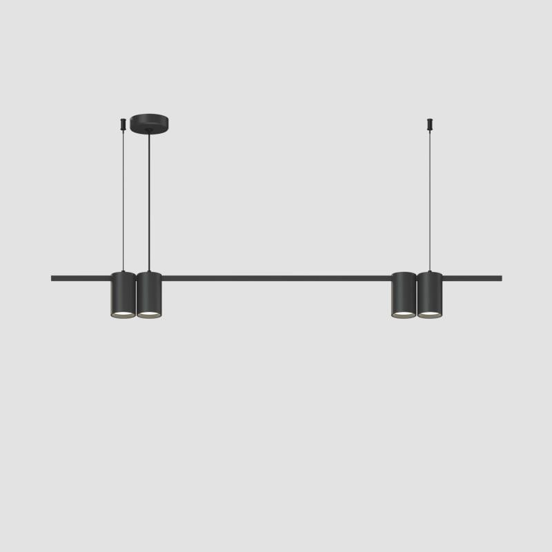 Светильник подвесной ORBIT IP20 4xGU10 LED до 15Вт черн. матов. алюм. DENKIRS DK4061-BK Светильник подвесной ORBIT IP20 4xGU10 LED до 15Вт черн. матов. алюм. DENKIRS DK4061-BK