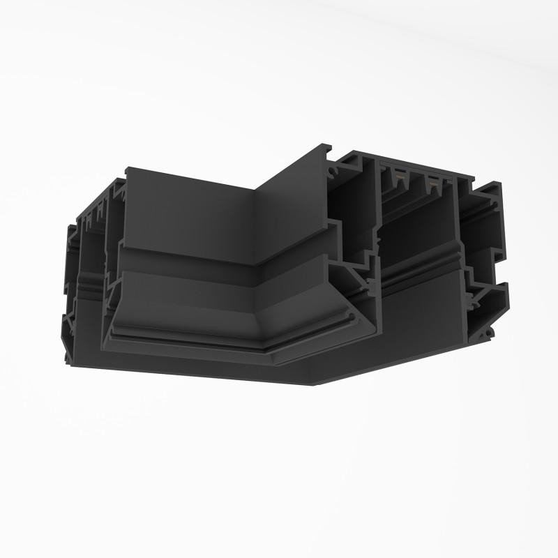 Элемент угловой 90град. трека SMART ONE алюм. черн. DENKIRS TR2026-BK
