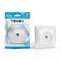 Розетка TV СП AVA в сборе бел. TOKOV LIGHT TKL-AV-A1O-C01