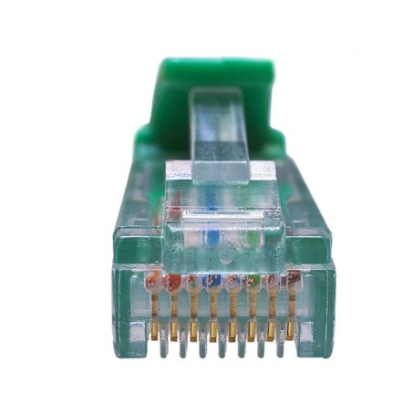 Патч-корд UTP 5e 4х2 26AWG (7х0.16мм) Cu LSZH 2м зел. SUPRLAN 10-0158