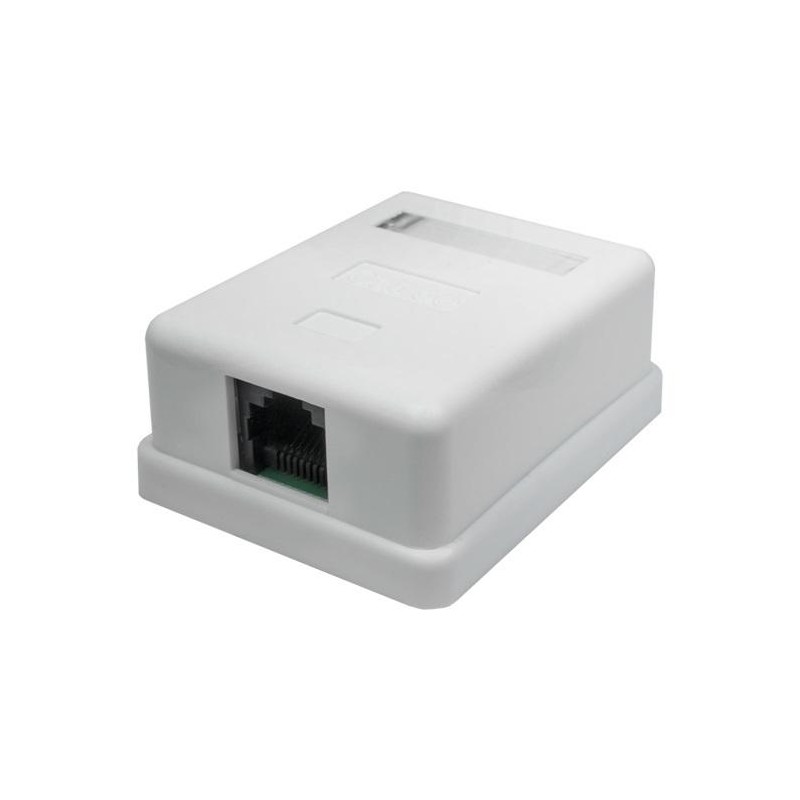 Розетка компьютерная 8P8C RJ-45 UTP кат.5E 1 порт (DIY) SUPRLAN 10-0307-1