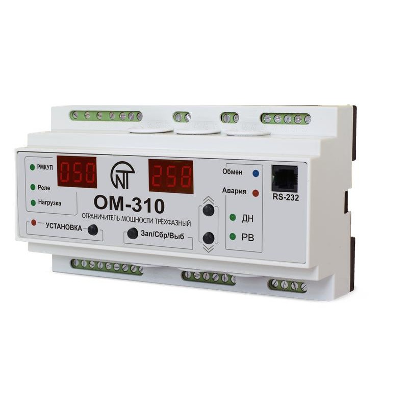 Ограничитель мощности ОМ-310 3ф 30кВт НовАтек-Электро 3425604310 Ограничитель мощности ОМ-310 3ф 30кВт НовАтек-Электро 3425604310