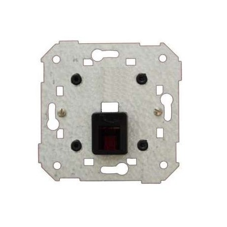 Розетка телефонная СП Simon 88 RJ11 6 контакт. для коннектора механизм черн. Simon 75480-32