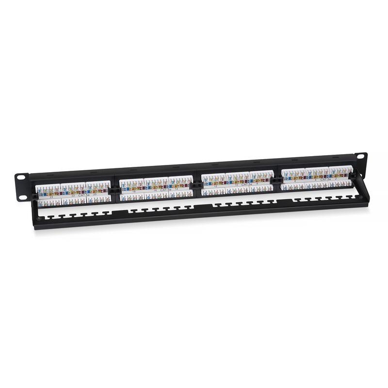 Патч-панель 19дюйм 1U 24 порта RJ45 кат.5E Dual IDC PL2-24-Cat.5e-Dual IDC с задн. кабельн. организатором new Cabeus 10588c
