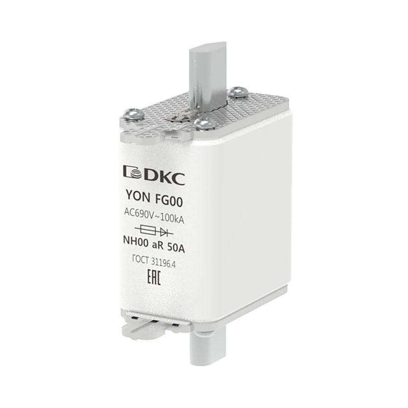 Предохранитель YON ножевого типа FG00 50А 690В хар-ка aR DKC 1FG00-0050-690V-AR Предохранитель YON ножевого типа FG00 50А 690В хар-ка aR DKC 1FG00-0050-690V-AR