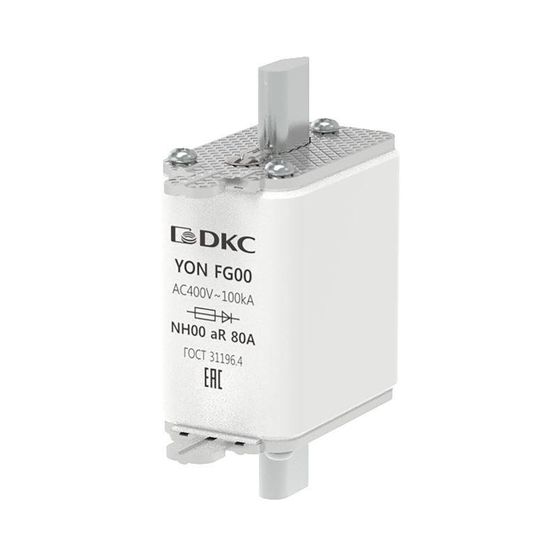 Предохранитель YON ножевого типа FG00 80А 400В хар-ка aR DKC 1FG00-0080-400V-AR Предохранитель YON ножевого типа FG00 80А 400В хар-ка aR DKC 1FG00-0080-400V-AR