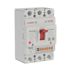 Выключатель автоматический 3п 63-160А 36кА MGS250N с электронным расцепителем ETS в литом корпусе YON MGS250N-3ETS0160