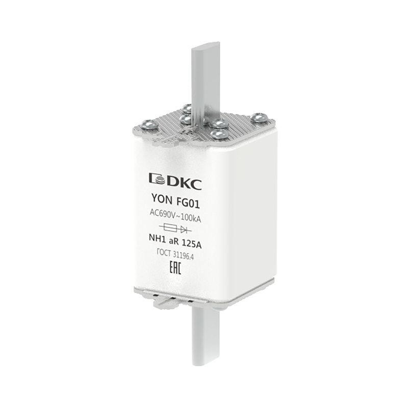 Предохранитель YON ножевого типа FG1 125А 690В хар-ка aR DKC 1FG01-0125-690V-AR Предохранитель YON ножевого типа FG1 125А 690В хар-ка aR DKC 1FG01-0125-690V-AR