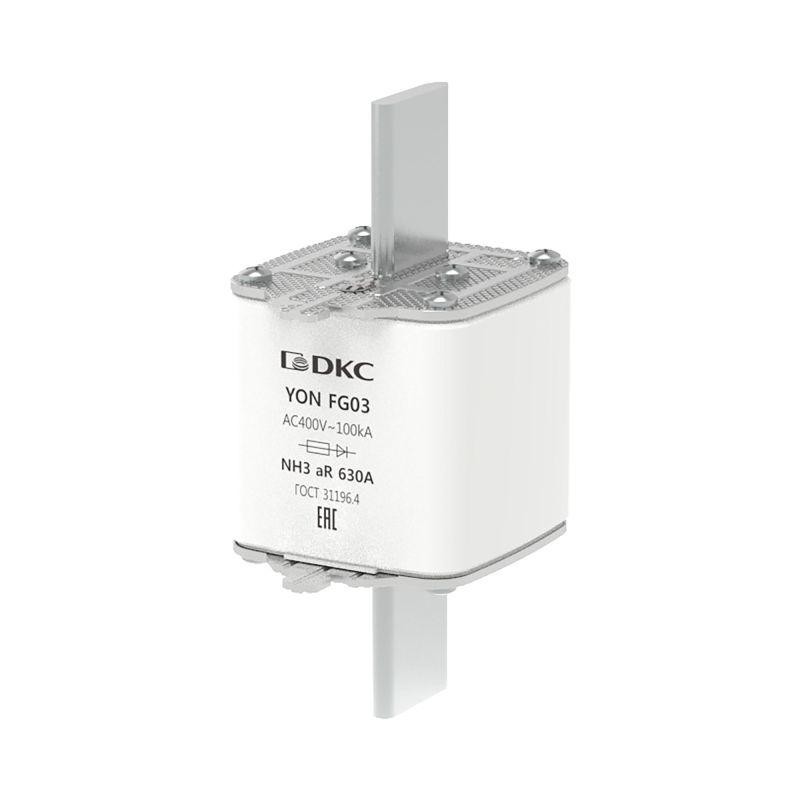 Предохранитель YON ножевого типа FG3 630А 400В хар-ка aR DKC 1FG03-0630-400V-AR Предохранитель YON ножевого типа FG3 630А 400В хар-ка aR DKC 1FG03-0630-400V-AR