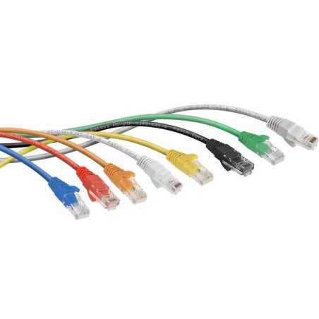 Патч-корд U/UTP кат.6 2xRJ45/8p8c неэкранир. LSZH 1.5м желт. Cabeus 11163c
