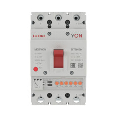 Выключатель автоматический 3п 63-160А 36кА MGS160N с электронным расцепителем ETS в литом корпусе YON MGS160N-3ETS0160
