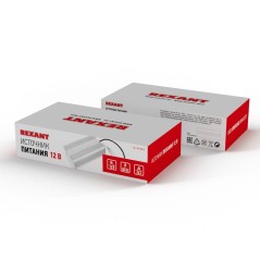 Источник питания с проводами 300Вт 12В Rexant 200-300-2